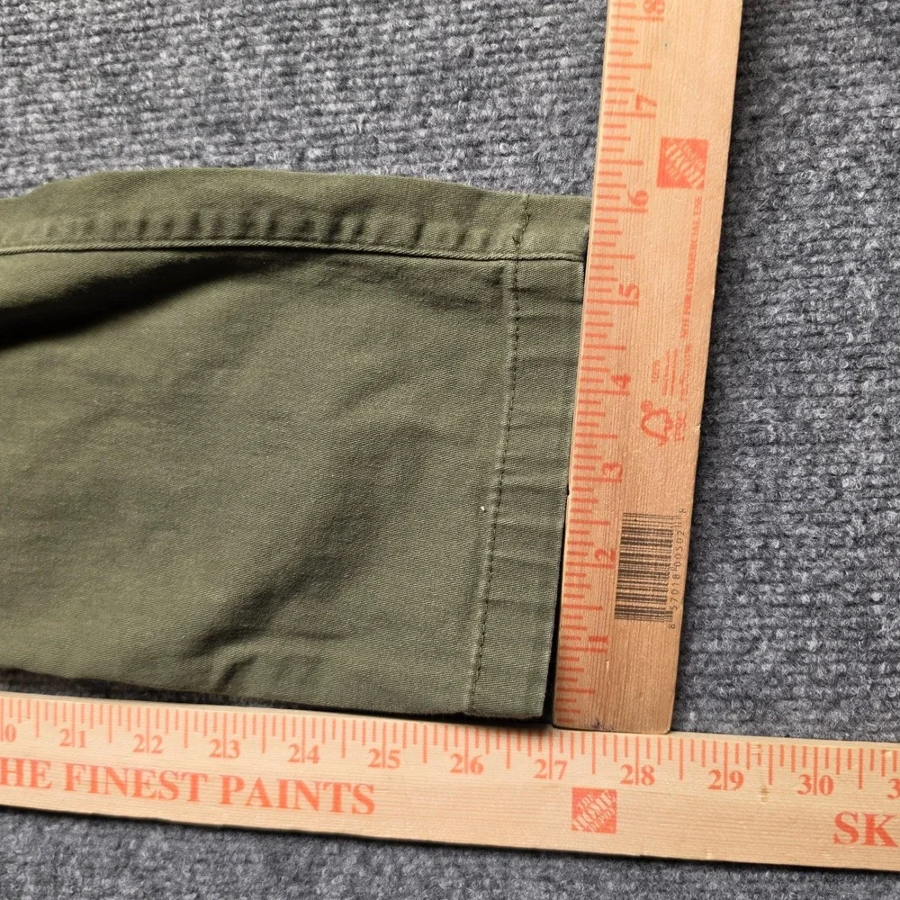 Levi's Boys Size 14 Olive Green Pull-On Cargo Pants Elastic Waist Stretch Twill